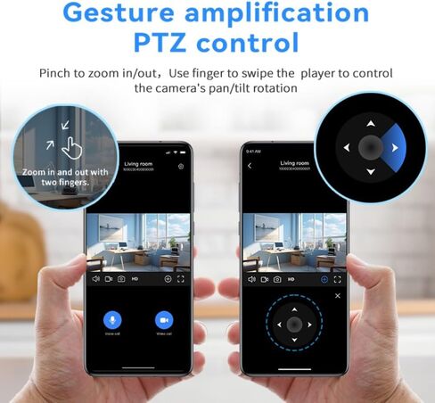 Two-Way Video Pet Dog Nanny Camera, 4.3" Screen Dual-Band 5G/2.4G | Indoor Home Security Monitor with Phone App for Baby, Nanny,Dog,Elder & Pets,Dome Camera in Kuwait