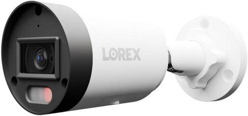 Lorex Connect (New App) | U3 4K IP Add-On PoE Bullet Camera to U-Series NVR | White | Cables Not Included | AI Detections | Color Night Vision | Deterrence Lights & Siren | Listen-In Audio | IP67 Rating in Kuwait