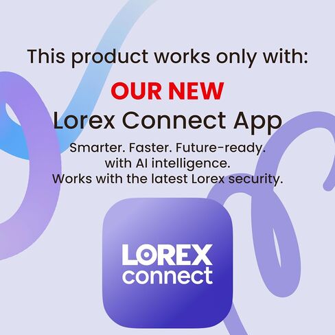 Lorex Connect (New App) | U3 4K IP Add-On PoE Bullet Camera to U-Series NVR | White | Cables Not Included | AI Detections | Color Night Vision | Deterrence Lights & Siren | Listen-In Audio | IP67 Rating in Kuwait