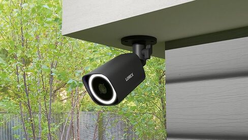 Lorex Connect (New App) | V3 4K Add-On IP PoE Bullet Camera to V-Series NVR | Black | Cables Not Included | AI Detections | Color Night Vision | Deterrence Lights & Siren | 2-Way Talk | IP67 Weatherproof in Kuwait