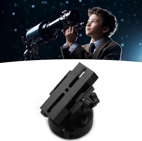 Yosoo Aluminum Alloy Telescope Mount Latitude Adjustment Base Equatorial Wedge for Astronomical Telescopes with Portable Tracking Stable in Kuwait