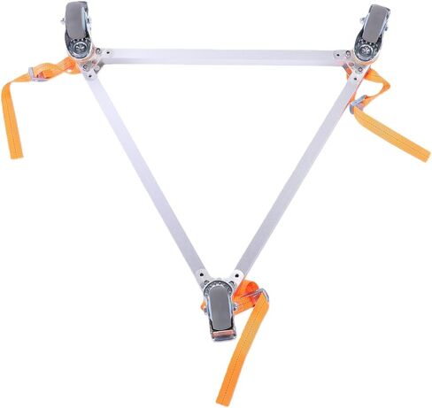 FTVOGUE Aluminum Alloy Measuring Tripod Stand Adjustable Height with Wheels for Surveying Photography Leveling Support in Kuwait