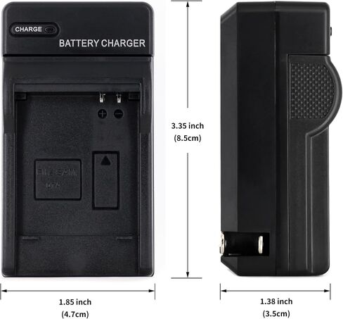 Norifon SLB-07A Wall Charger for Samsung PL150, PL151, ST45, ST50 | Compaitble with Samsung ST500, ST550, ST560, ST600, TL100, TL210, TL220, TL225, TL90 with Foldable Plug in Kuwait