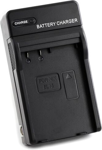 Norifon EN-EL15 Wall Charger for Nikon 1 V1, D500, D600, D610 | Compaitble with Nikon D7000, D7100, D7200, D750, D800, D800E, D810, D810A with Foldable Plug in Kuwait