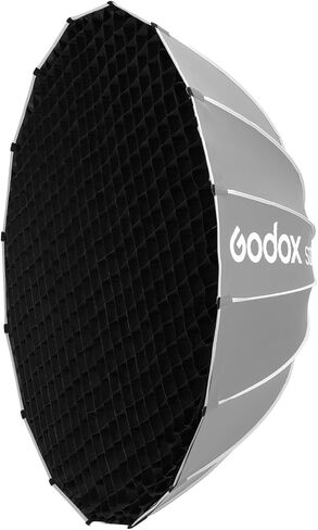 Godox Softbox 25.6"/65cm Godox S65T Silver Inner Bowens Mount Softbox with Diffuser & Carry Case Durable Compact Softbox for Godox/for NEEWER/for SMALLRIG/for Aputure Bowens Mount Light in Saudi Arabia