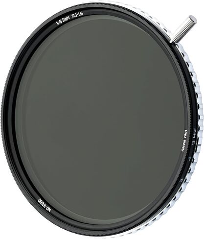 NiSi 72mm Swift System 1-9 VND Kit, 1-5 Stops Variable ND w/ 4-Stop Add-On | ND2-ND32 Variable Neutral Density Filter w/ Friction-Mounted ND16 (4-Stop) ND16 (4-Stop) Press-On, Adjustable ND in Kuwait