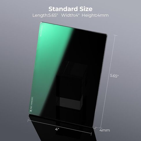 K&F CONCEPT 4" x 5.65" Square ND32 Filter Compatible with Matte Box | Ultra-Slim Optical Glass Square Cinema Neutral Density Filter with 28-Multi Coated for Matte Box-FM701 in Kuwait