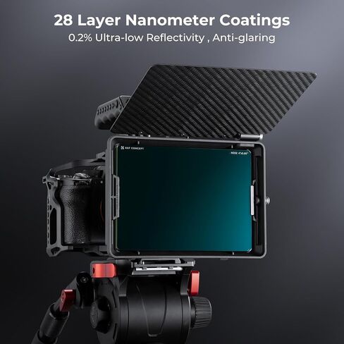 K&F CONCEPT 4" x 5.65" Square ND32 Filter Compatible with Matte Box | Ultra-Slim Optical Glass Square Cinema Neutral Density Filter with 28-Multi Coated for Matte Box-FM701 in Kuwait