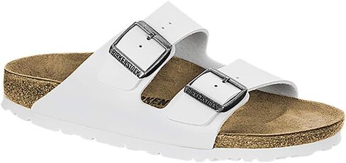 Birkenstock Arizona, Women's Buckle Shoes, Birko Flor White, 38/38.5 EU in Kuwait