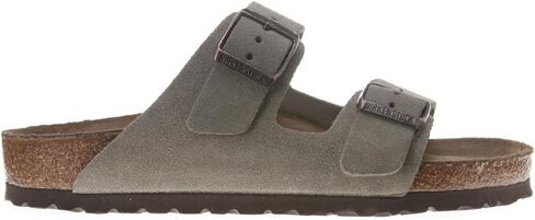 Birkenstock Unisex Arizona Soft Footbed Taupe Suede Sandals - 10-10.5 B(M) US Women/8-8.5 D(M) US Men in Kuwait