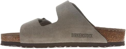Birkenstock Unisex Arizona Soft Footbed Taupe Suede Sandals - 10-10.5 B(M) US Women/8-8.5 D(M) US Men in Kuwait