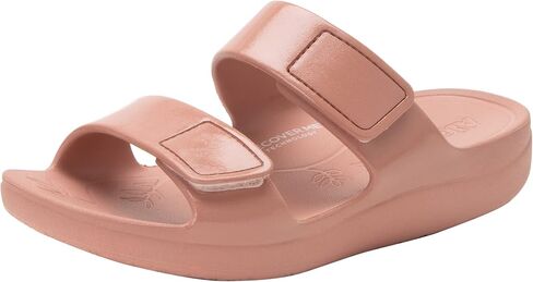 Alegria Women Orbyt Double Strap Lightweight Recovery Slide Sandal With Arch Support in Kuwait