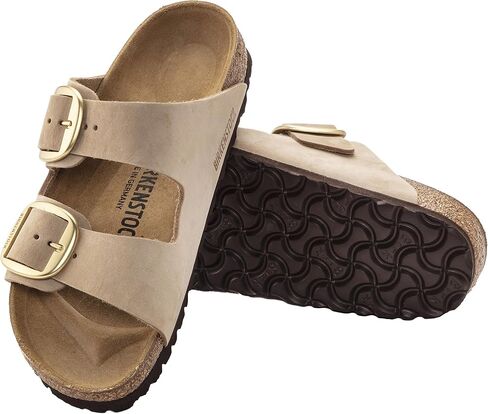 Birkenstock Women's Arizona Big Buckle Sandals, Sandcastle, EU40 (9-9.5US) in Kuwait