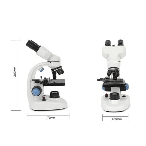 Lab Microscope Accessories 2000X Binocular Microscope LED Lighted Biological Microscope in Kuwait