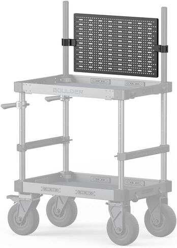 Tilta Metal Pegboard for Boulder Camera Cart | 40mm Accessory Mount for Tools, Cables & Clamps | Compatible with Expansion Bracket Kit & Desktop Adapter | Durable Modular Organizer Panel - Black in Kuwait