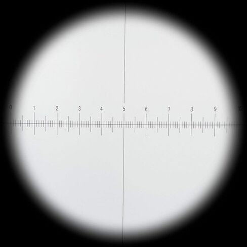 AmScope WF10X Microscope Eyepiece with Reticle (30.5mm) | 10X Magnification Power Graduated in 1mm and 100 Graduations Overall 30.5 mm Mounting Size (in diameter) in Kuwait