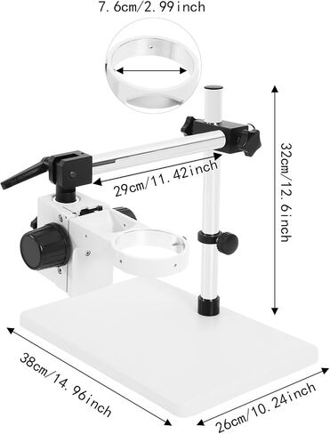 Microscope Stand,360° Rotating Binocular/Tribocular Microscope Bracket for Educational Laboratories in Kuwait