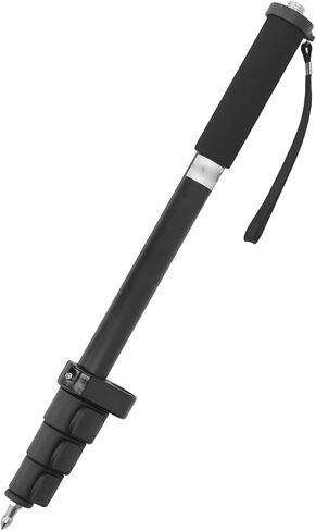 WALFRONT Aluminum Alloy Telescopic Centering Pole Monopod GPS RTK Rod 1.5m with Bubble Level 5 8 11 Thread 47cm Collapsed for Surveying Mapping Groundwork Corners in Kuwait