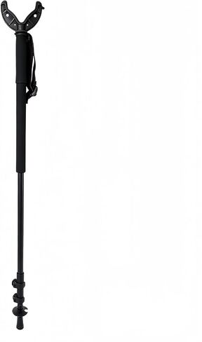 Lightweight Adjustable Monopod, Aluminum Alloy Support Pole 35.4" to 77.9", Universal V-Yoke Holder for Camera, Binocular, Spotting Scope, Portable Gear for Outdoor Use & Landscape Shooting in Kuwait