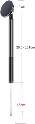 Golf Monopod Tripod with Phone Holder Extendable Rod Telescopic Aluminum Stake for and Live Suitable for Outdoor, Silvery Ground Spike in Kuwait