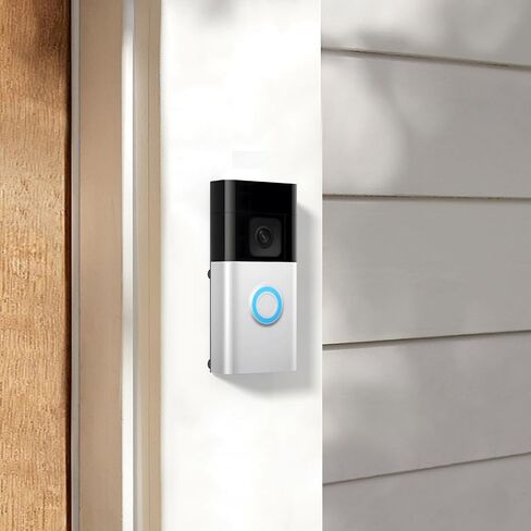 No-Drill Ring Doorbell Mount, Adhesive Doorbell Mounting Bracket Compatible with Ring Video Doorbell (2nd Generation 2020 Release), 3, 3 Plus, 4, Battery Doorbell Plus/Pro Stick-On Back Plate in Kuwait