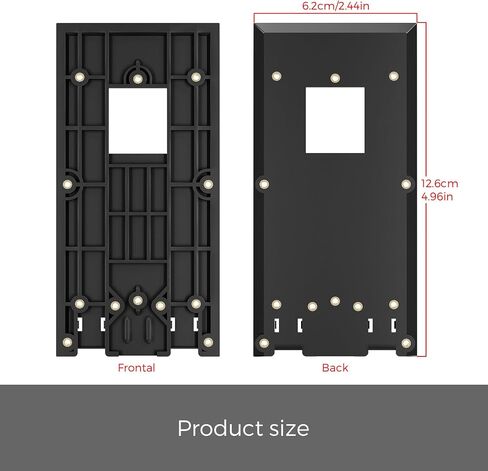 No-Drill Ring Doorbell Mount, Adhesive Doorbell Mounting Bracket Compatible with Ring Video Doorbell (2nd Generation 2020 Release), 3, 3 Plus, 4, Battery Doorbell Plus/Pro Stick-On Back Plate in Kuwait