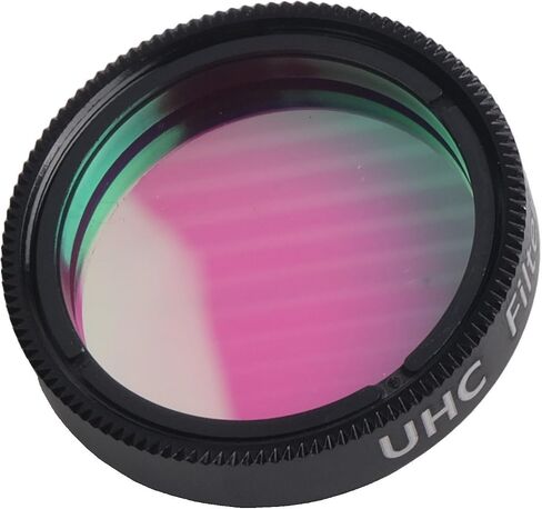 1.25 Inch UHC Filter For Astronomical Telescopes, Light Pollution Reduction Nebula Filter With For Nano Coating To Improve Image Contrast And Detail, Aluminum Alloy Threaded Eyepiece Accessory in Kuwait