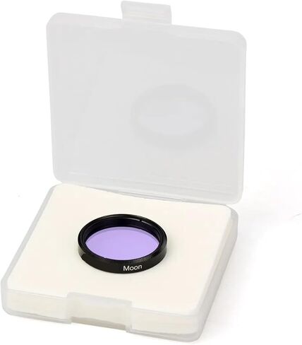 Compatible for Celestron Moon Filter 1.25/2in Optical Glass | Dims lunar brightness to reveal fine surface textures for stargazing(1.25-in) in Kuwait