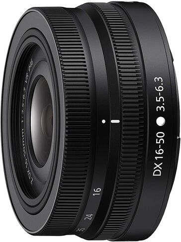 Nikon NIKKOR Z DX 16-50mm VR (Silver) | Compact mid-Range Zoom Lens with Image stabilization for APS-C Size/DX Format Z Series mirrorless Cameras | Nikon USA Model | Image stabilization for APS-C size format Z series in Kuwait