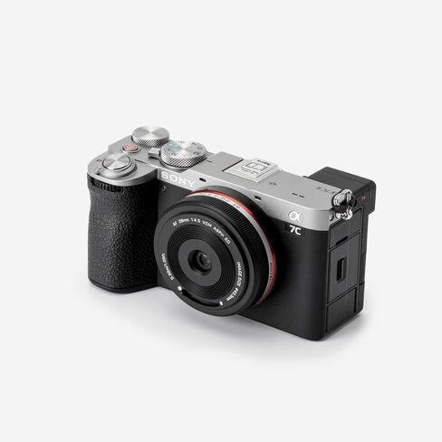VILTROX 28mm F4.5 FE, 28mm f/4.5 Pancake Full Frame Lens for Sony E Mount, Auto Focus Wide Angle Lens for Sony E-Mount Cameras A7II A7SIII A7II A7RIII A7IV A7RIV A9 A1 FX3 A7RV ZVE1 A7CR A7CII A93 in Kuwait
