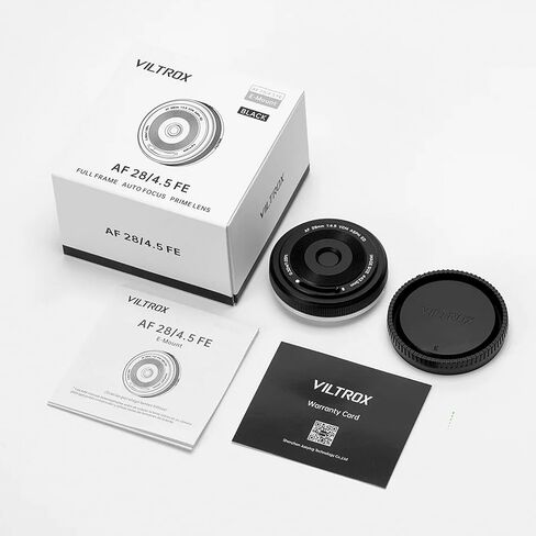 VILTROX 28mm F4.5 FE, 28mm f/4.5 Pancake Full Frame Lens for Sony E Mount, Auto Focus Wide Angle Lens for Sony E-Mount Cameras A7II A7SIII A7II A7RIII A7IV A7RIV A9 A1 FX3 A7RV ZVE1 A7CR A7CII A93 in Kuwait