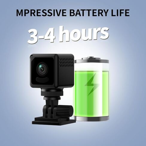 4K Mini Indoor Camera Security Wireless Camera Small Home WiFi Cameras HD Micro Nanny Cam with AI Motion Detection Wide Angle Cloud & SD Storage Auto Night Vision Compact with Tiny Cameras for Indoor in Kuwait