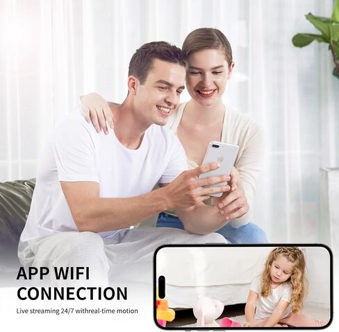 4K Mini Indoor Camera Security Wireless Camera Small Home WiFi Cameras HD Micro Nanny Cam with AI Motion Detection Wide Angle Cloud & SD Storage Auto Night Vision Compact with Tiny Cameras for Indoor in Kuwait