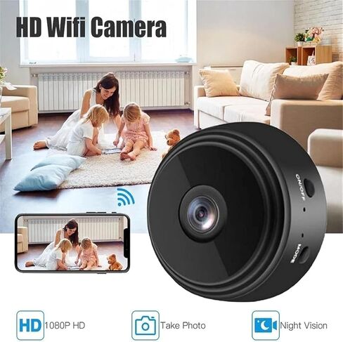 Orbicam - Orbicam Magnetic Mini Security Camera, Orbicam Camera, Orbicam Security Camera, Mini 1080p Hd Camera, Night Vision Motion Detection Security Cam with App (2Pcs) in Kuwait