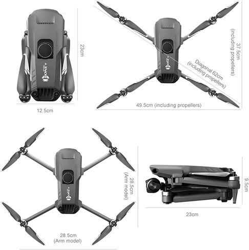 Drones with Camera for Adults 4K, GPS Fishing Drone with Bait Release | 7.2" Smart Touchscreen • No Phone Required • 600g Payload Release • 3-Axis Gimbal + EIS • 80-Min Flight in Kuwait