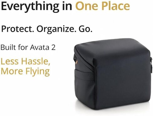Sling Bag for DJI Avata 2, Portable Crossbody Shoulder Bag for DJI Goggles 3 and Motion Controller 3, Lightweight Water-Resistant Drone Carrying Case in Kuwait