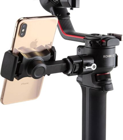 DJI RS Phone Holder | Cold shoe and NATO ports with 1/4"-20 holes for monitoring, ActiveTrack 3.0 and Force Mobile in Kuwait