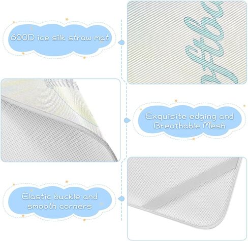 I Love Softball Cooling Baby Crib Mattress 28" x 52" Washable Bed Pads for Kids for Baby&Toddler in Kuwait