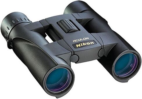 Nikon ACULON A30 10x25 Compact Binoculars - Lightweight Dual-Hinge Design, Multilayer-Coated Lenses, Smooth Central Focus, Ergonomic Grip for Hunting, Hiking, and Outdoor Adventures in Kuwait