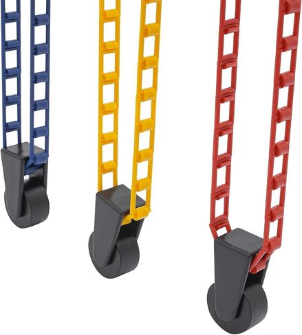 3 Roller Photography Wall Mounting Manual Background Support System Three-axis Hook Photography Backdrop Photo Background Support Stand with 3 Chains & 3 Expansion Sticks in Kuwait