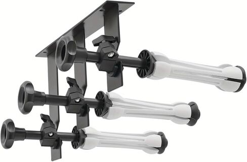 3 Roller Photography Wall Mounting Manual Background Support System Three-axis Hook Photography Backdrop Photo Background Support Stand with 3 Chains & 3 Expansion Sticks in Kuwait