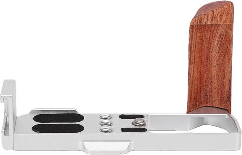 L Shape Handle Grip for G7XII G7XIII Camera with Arrow Storage Case Baseplate Sturdy Aluminum Alloy Design for Professional Photography (Silver) in Kuwait