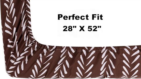4 Pack Woodland Forest Animals Wood Neutral Unisex Fitted Baby Crib Sheets Set for Baby Boys or Girls in Kuwait