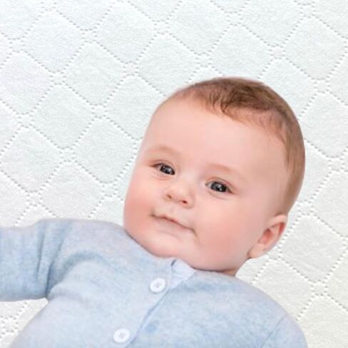 American Baby Company Waterproof Fitted Mini Crib Mattress Protector 38x24 | Quilted, Noiseless, Ultra-Soft & Breathable Pack n Play and Mini Crib Mattress Cover in Kuwait