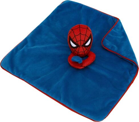 Marvel Spiderman Blue and Red Super Soft Security Baby Blanket in Kuwait