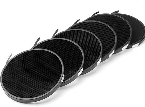 Reflector Diffuser Flash Light Reflector Diffuser Lamp Shade Standard Reflector Diffuser Aluminum Material Light Effect Suitable for Commercial, 20 Degree in Kuwait