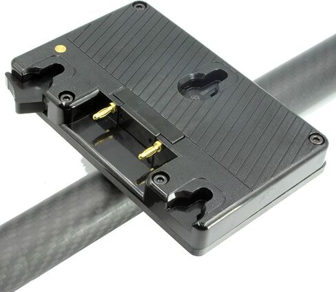 Gold Mount battery plate for DJI Ronin-M/MX with D-Tap to Dummy Battery Adapter Replacement for Canon LP-E6 in Kuwait