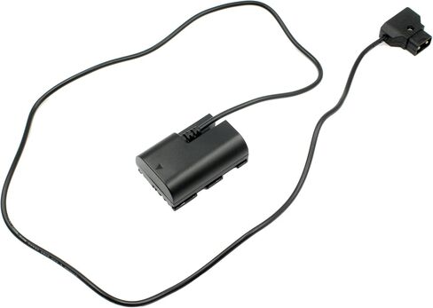 Gold Mount battery plate for DJI Ronin-M/MX with D-Tap to Dummy Battery Adapter Replacement for Canon LP-E6 in Kuwait