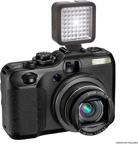 Miniature LED Light Compatible with Sony Handycam HDR-SR12 Includes Shoe Bracket in Kuwait