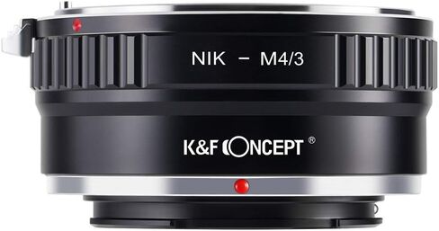 K&F Concept MFT Lens Mount Adapter Compatible with Nikon AI Lens to Micro 4/3 Micro Four Thirds Mount Adapter for GF1 GF2 GF3 G2 G3 in Kuwait